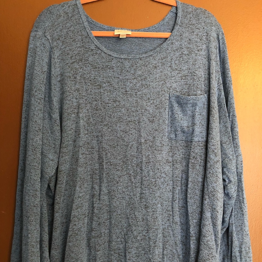 Blue Long-Sleeve Sweater